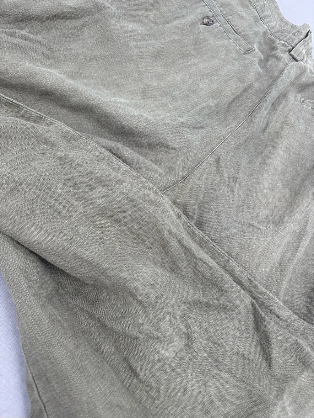 GAP Olive Green Wide-Leg Casual Pants